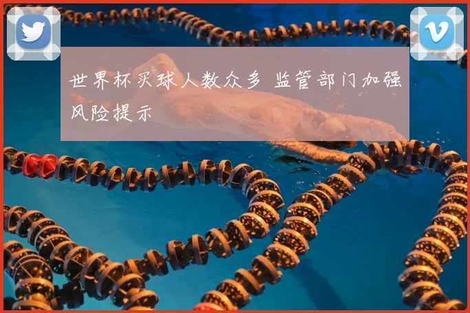 世界杯买球人数众多 监管部门加强风险提示